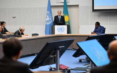 Президент Казахстана выступил с лекцией в Университете ООН в Токио